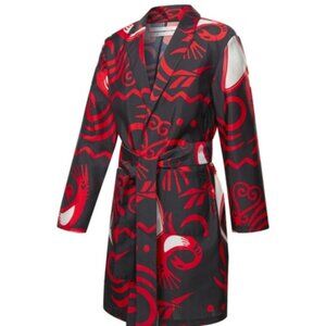 NWT Reebok GE4170 UniseBy Pyer Moss Allover Print Sankofa Duster jacket S